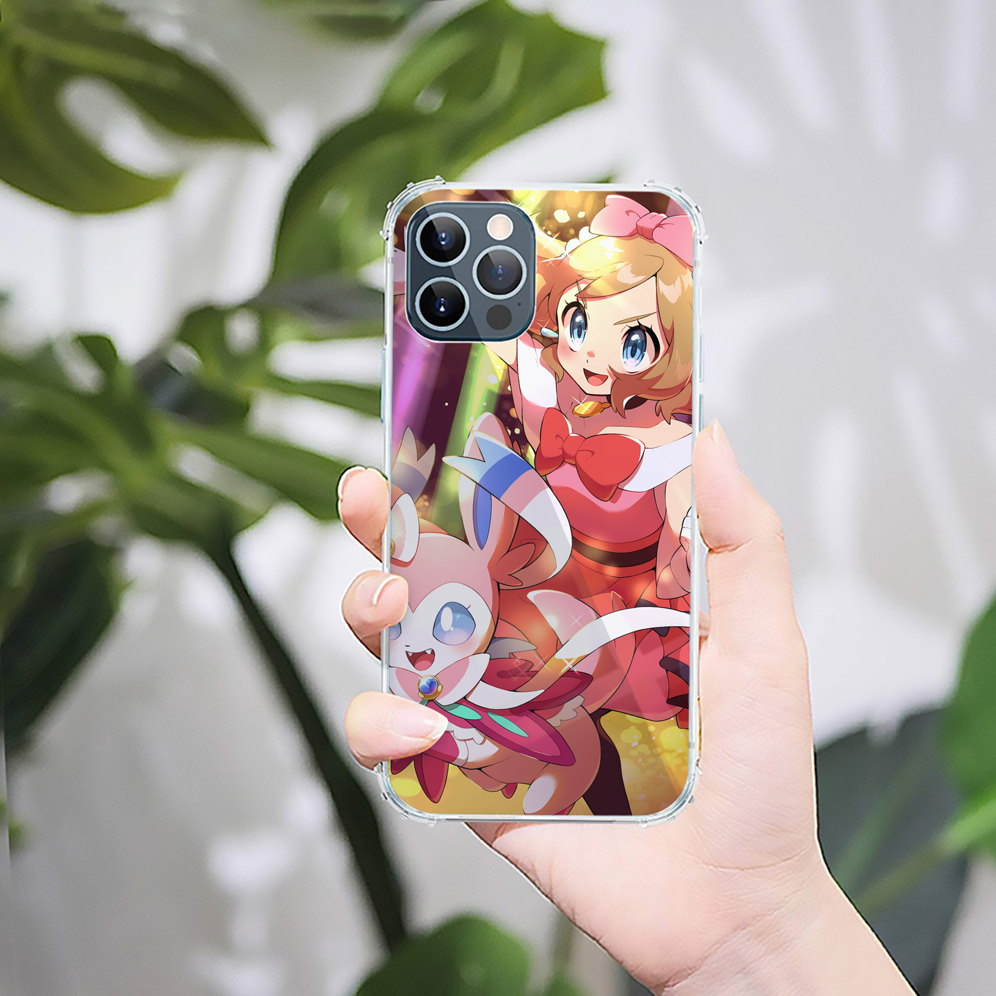 （画像用） ポケットモンスター Pokémon 【iPhone 12シリーズ対応】透明スマホケース（クリアソフトケース）